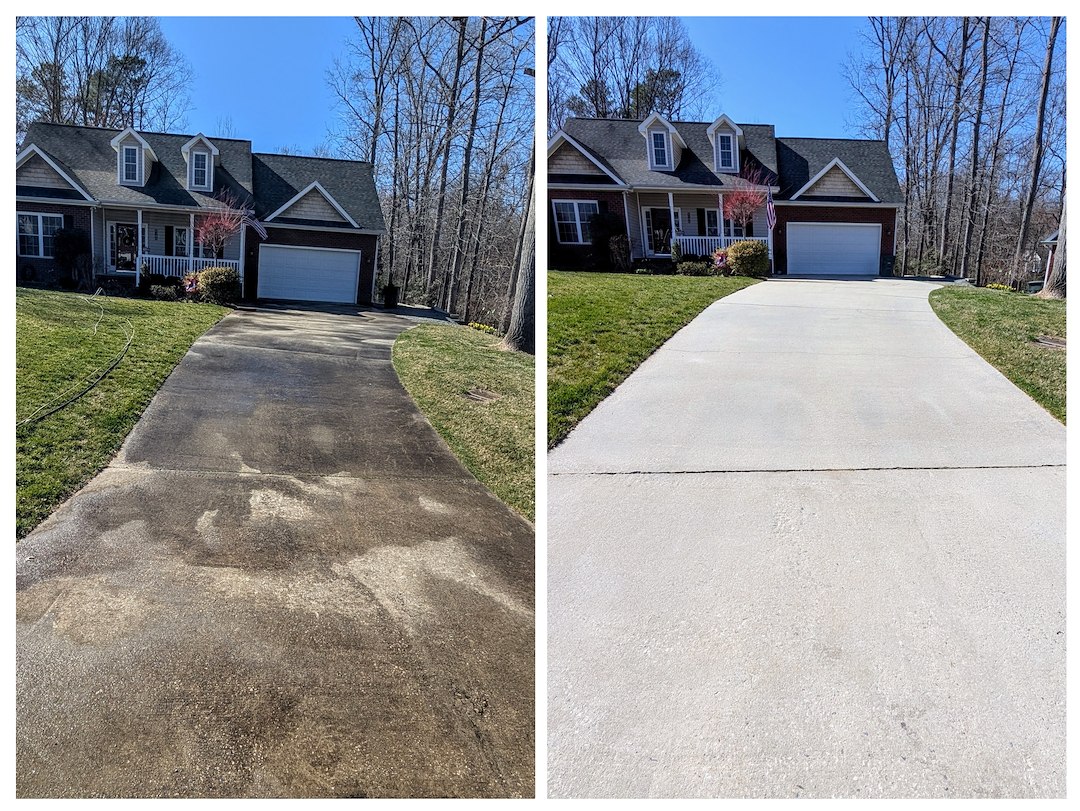 FlowState Wash Co. pressure washing results